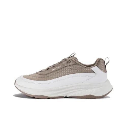 DESCENTE LAVITATE 2 Противоскользящие устойчивые к истиранию низкий топ беговые кроссовки унисекс экрю