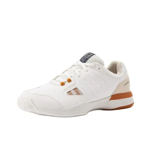 DECATHLON Износостойкие Дышащие Низкие Кроссовки для Тенниса Мужские Экрю