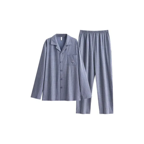UAVAE ZJ LZS91085 Синий Мужской Пижамные комплекты