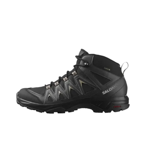 SALOMON X Braze MID GTX Амортизация Водонепроницаемый And Дышащий MID Топ Походная обувь Мужской Черный