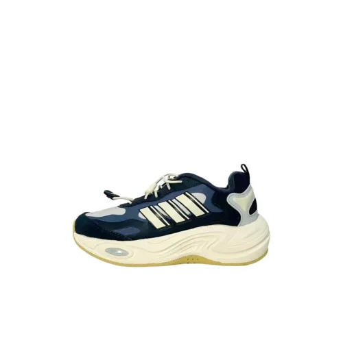 Adidas CLIMAWARM Противоскользящий Устойчивый к истиранию Низкий Топ Детская Беговая Обувь Синие Белые Детские