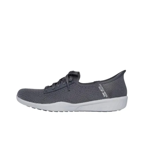 Skechers Newbury St Низкий Топ Повседневная Обувь Женская Серый