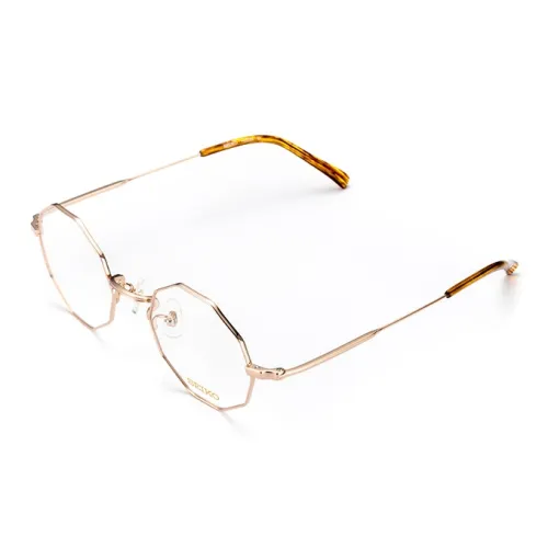 SEIKO Vintage Collection Нерегулярная форма Оправы для очков Унисекс Золото