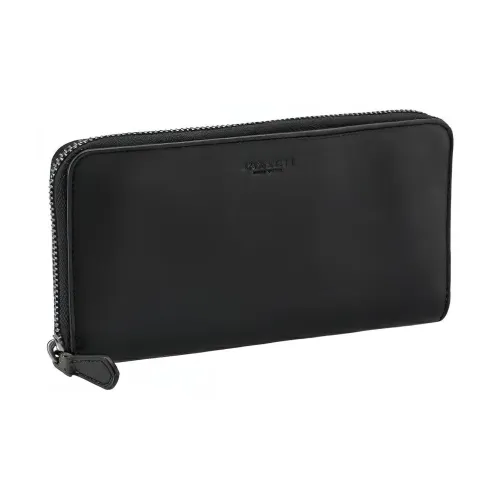 COACH Accordion Wallet Телячья кожа Аккордеонная сумка Клатч Кошелек Держатель для карт Средний Мужской Черный