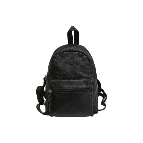 morellybear Промытый кожа рюкзак стандартный женский многоцветный