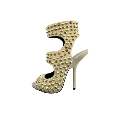 Giuseppe Zanotti GZ Римские Сандалии 14 см Женские Бежевые