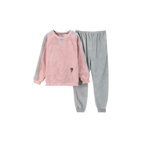 Song Qianya Пижамный комплект женский серый розовый