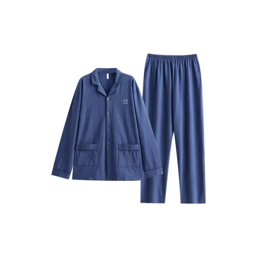UAVAE ZJ LZS91088 Синий Мужской Пижамные комплекты