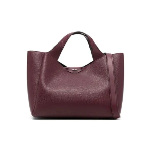 DKNY Полиуретан Тоут Сумка Сумка для покупок Сумка через плечо Сумка Обычная Женская Бордо Красный