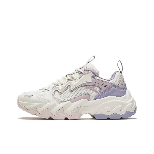 ANTA Противоскользящий Устойчивый к истиранию Низкий Топ Casual Женский Белый Розовый Фиолетовый