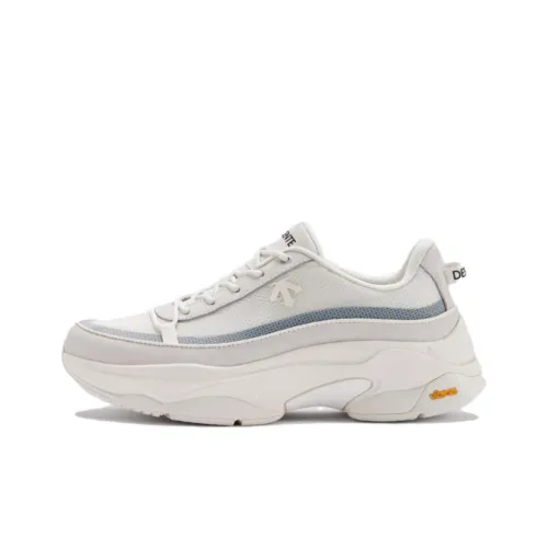 DESCENTE Dualis Slip-resistant Abrasion-resistant Low Top Casual Shoes Unisex White DESCENTE Dualis Противоскользящий Устойчивый к истиранию Низкий Топ Повседневная Обувь Унисекс Белый