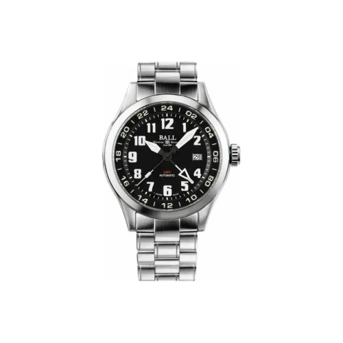 Шар Engineer II Collection Автоматический Механический Механизм Мужские Часы Часы 44 мм Черный Циферблат