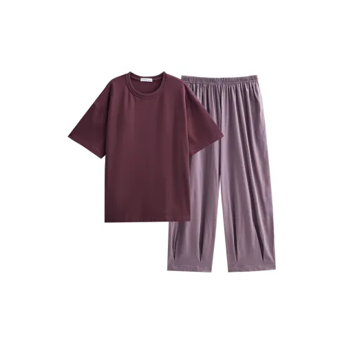 Same Language Пижамный комплект женский фиолетовый