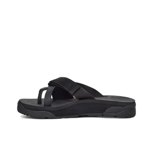 Teva Slip-resistant Abrasion-resistant Слипоны Женские Черные