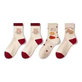 2 очаровательных медведя + 3 щенка + щенок, обнюхивающий [4 пачки]