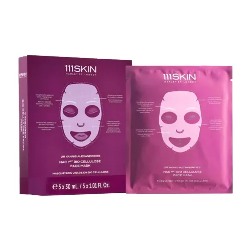 111skin Revitalizing Soothing Skin Маски для лица Успокаивающий Увлажняющий 30 мл*5 шт Коробка 30 мл*5 Листов Коробка *2