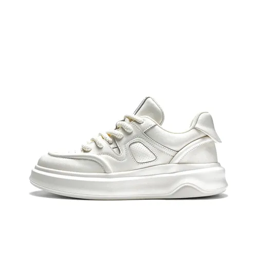 NAUTICA Противоскользящая Водонепроницаемая Увеличивающая Высоту Низкий Топ Повседневная Обувь Мужская Белая