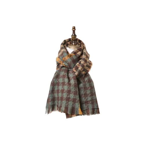 VINEY Полиэстеровый трикотажный шарф шаль для женщин