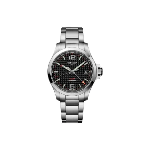 LONGINES Quartz Механизм Мужские часы 41 мм Черный