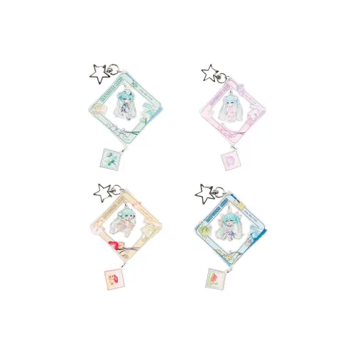 GUANGBO Hatsune Miku Акриловая коллекция 'LET'S GO On A Picnic' Аниме Official Valley Подвески на тему аниме