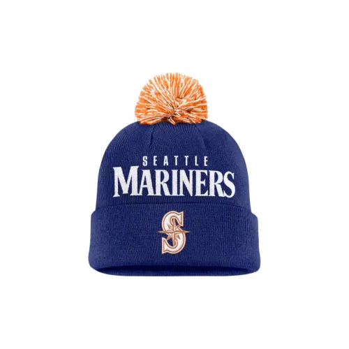 nike Акриловые шапки-бини Мужской Синий