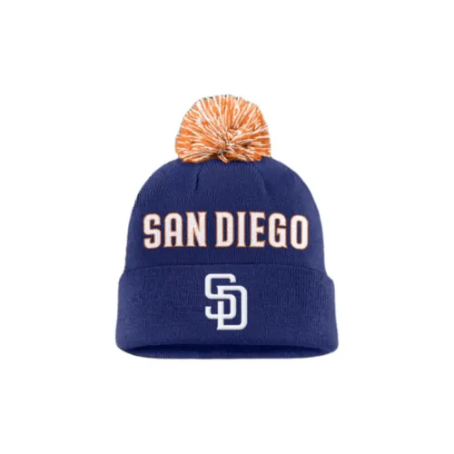 nike Акриловые шапки-бини Мужской Темно-синий Синий