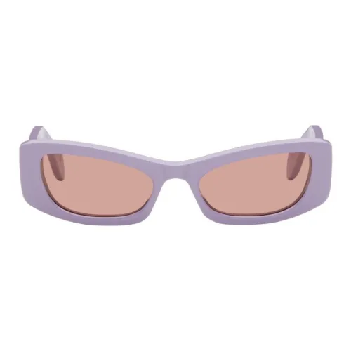 MARNI Ацетат Нерегулярная форма Солнцезащитные очки Мужской Фиолетовый
