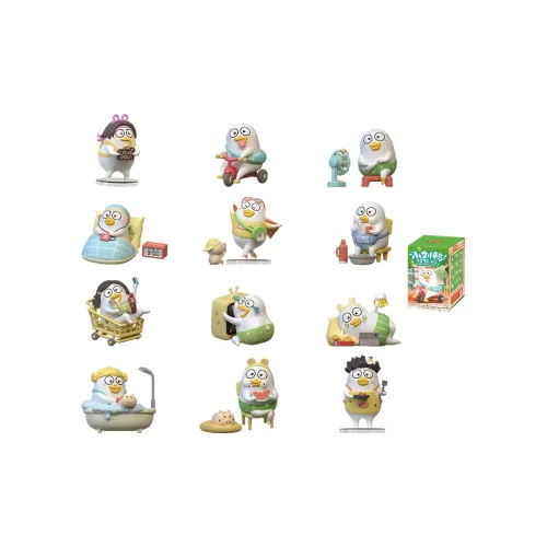 POP MART Коллаборация Edition Xiao Liu Duck Yoyo Daily Series Фигурка Милый Игрушечный Украшение Слепые Коробки Один Mystery Коробка Целая Коробка 12 шт