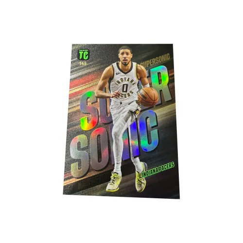 Панини Haliburton Pacers TEAM COLLECTION Refractor Игрок Карта Редкая Карта Спортивные Карты 1 шт