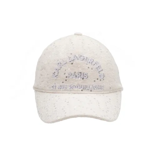 Karl Lagerfeld Акриловые кепки унисекс экрю