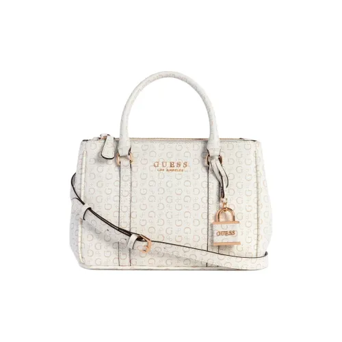 GUESS Покрытый холст Сумка через плечо Сумка Женская Белая