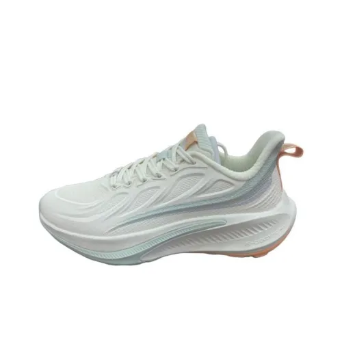 Erke Устойчивый к истиранию Дышащий Легкий Низкий Топ Повседневные Беговые кроссовки Женские Белые Зеленые