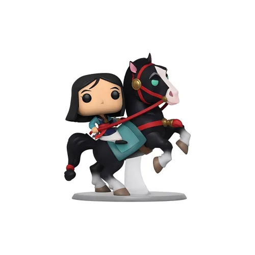 Funko Mulan POP Disney Public War Лошадь Цветочный дизайн Фигурки в стиле Chibi