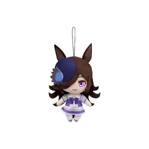 FURYU Pretty Derby Бежевая ванная кукла Плюшевая подвеска Высота 16 см