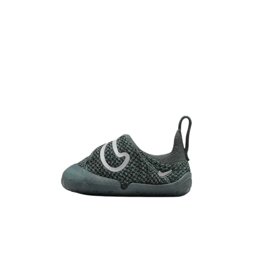 Nike Swoosh 1 Slip Resistant Abrasion Resistant Низкий Топ Обувь для малышей Зеленый Infant And Toddler