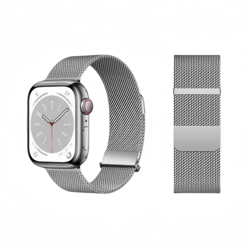 Akkerds Ремешок Apple Совместимость Металл Часы IWatch S11 S10 S9 SE 8 180 мм 46 мм Циферблат