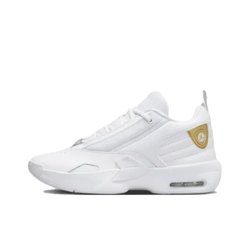 Jordan Max Aura 6 Противоскользящий Устойчивый к истиранию Низкий Топ Повседневная обувь Женская Белая