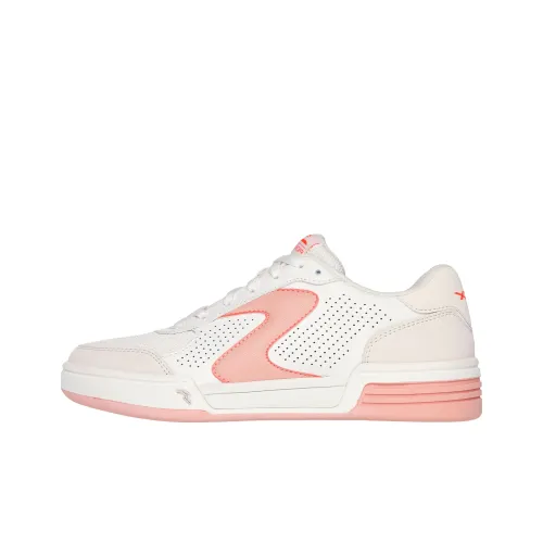 Skechers Viper Court Устойчивые к истиранию Низкие Кроссовки для скейтбординга Женские Экрю