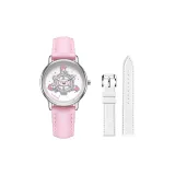 2121-My Melody-Розовый ремешок Серебряный корпус X[Включает ремешок в том же стиле, комплект]