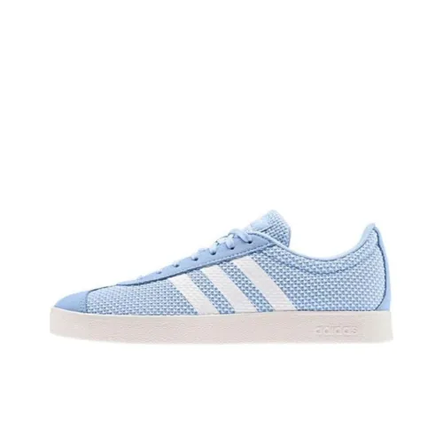 Adidas VL Court 2,0 Low Топ Скейтборд Кроссовки Женские Светло-Синие