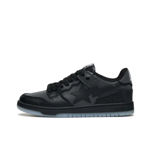 A BATHING APE SK8 Скейтборд Кроссовки Низкие Черные Женские
