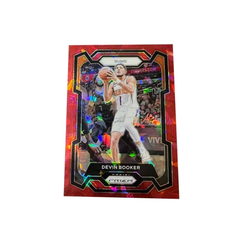 PANINI SUNS Core Devin Booker Prizm Collection Red Ice Flake Player Card Rare Card Sports Cards 1 Pack