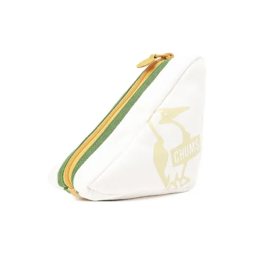 CHUMS Хлопок Sandwich Сумка Монетница Унисекс Белый Зеленый Желтый