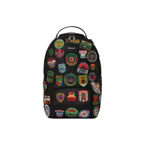 SPRAYGROUND Рюкзак из искусственной кожи унисекс черный