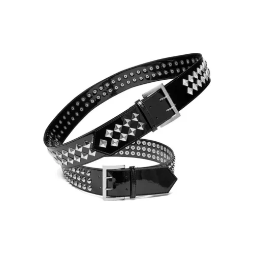 JUNYA WATANABE Полиуретановая смола Кожаные ремни Женские Черный