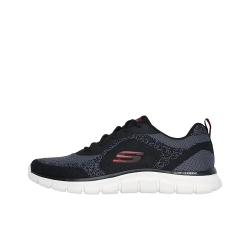 Skechers Track Износостойкие Низкие Кроссовки для тренировок Мужские Черные