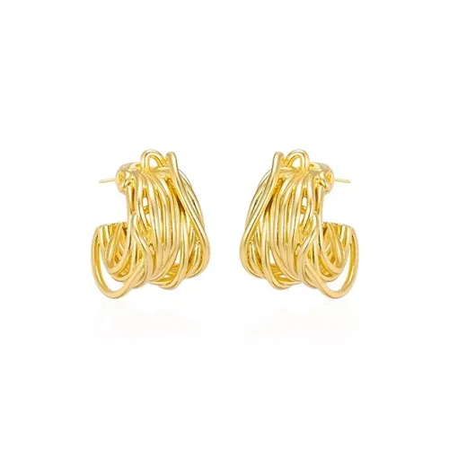 Серьги-гвоздики XIUJUEYINYUAN DL из серебра S925 женские