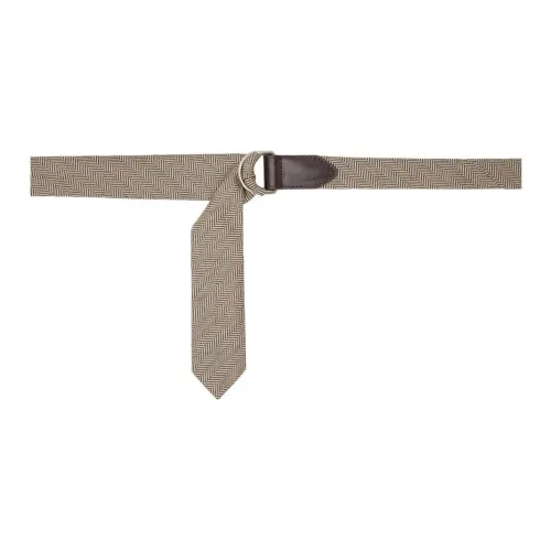 DRIES VAN NOTEN Silk, Wool, Leather, Tweed Belts Men's