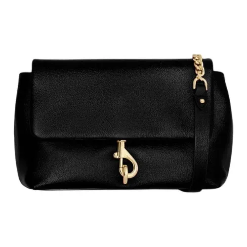 REBECCA MINKOFF Сумка через плечо из кожи женская черная