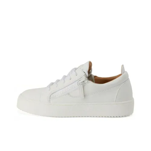 Giuseppe Zanotti GZ Low Топ Скейтборд Кроссовки Женские Белые